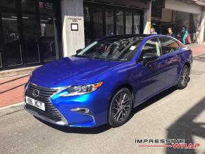Lexus GS350 Gloss Blue by Impressive Wrap 2016 года